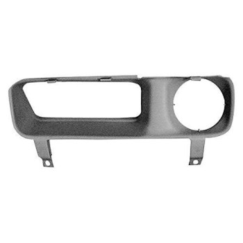 Fitrite Autoparts New Front Left Driver Side Bumper Insert/Sight Shield For 1994-2002 Dodge Full Size Pickup, Textured Gray, Without Sport Package, With Fog Lamp CH1038107 55076787