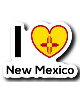 Love New Mexico State Decal Sticker Home Pride Travel Car Truck Van Bumper Window Laptop Cup Wall - One 5 Inch Decal - MKS0031