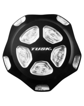 Tusk Billet Aluminum Gas Cap Black/Silver - Fits: Polaris RANGER RZR XP 1000 2014-2019