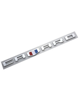 Aimoll Camaro Emblem Badges 3D Letter Replacement for Silverado Camaro RS Chevy Redline Style (1pcs Chrome)