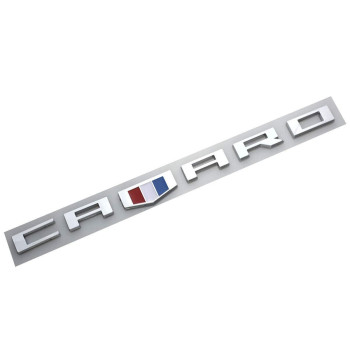 Aimoll Camaro Emblem Badges 3D Letter Replacement for Silverado Camaro RS Chevy Redline Style (1pcs Chrome)