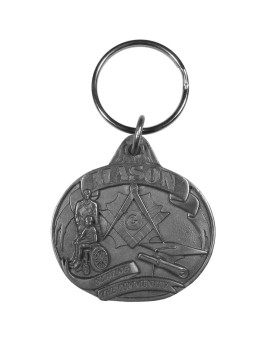 Siskiyou Mason Antiqued Key Chain