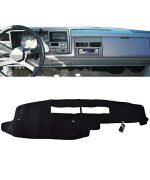 XUKEY Dashboard Cover For Chevrolet Silverado C1500 C2500 C3500 K1500 K2500 K3500 1988-1994 Dash Cover Mat