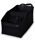 Masirs Back Seat Car Organizer, Neatly Organize Items While Traveling, Folds Flat for Easy Trunk Storage