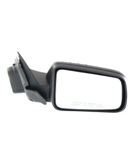 Garage-Pro Mirror Compatible For 2008-2011 Ford Focus Right Passenger Power Glass With 1 Paintable and Textured Black Cap