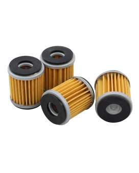 MOTOKU Pack of 4 Oil Filter for Raptor 250 YFZ450 WR450F XT250 YZ250 YFZ450X WR250F WR250R WR250X