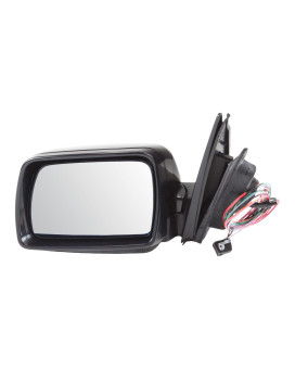 Kool Vue Mirror Compatible with 2000-2006 BMW X5 Driver Side With Heated, Manual Folding