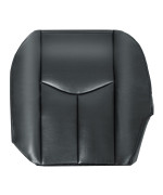 ECOTRIC Seat Cover Compatible with 2003-2006 Chevy Silverado 1500 2500 New Synthetic Leather Diver Bottom Dark Gray