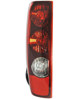 Dependable Direct Driver Side (LH) Tail Light Lamp For 2004-2012 CHEVY COLORADO and 2004-2012 GMC CANYON - GM2800164 - Includes Bulbs