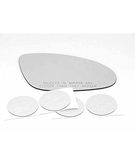 Fits 07-09 MB S Class Right Pass Convex Mirror Glass Lens W/Silicone DirectFits Over Glass