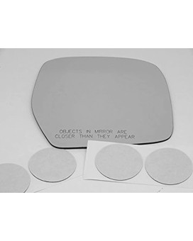 Fits 98-07 LX470, Right Passenger Side, Convex Mirror Glass Lens (DirectFits -Over For Auto-Dimming Mirror, Mirror Does not Auto-Dim), Comes with Adhesive, USA