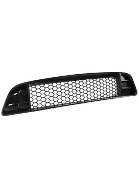 Grille Compatible With 2013-2014 Ford Mustang Shelby GT500, Shelby Style Black Front Bumper Grill Hood Mesh by IKON MOTORSPORTS