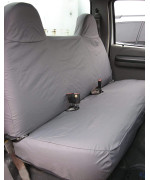 Durafit Seat Covers F236 C8 1999-2007 Ford F250-F550 Work Truck with a Front Solid Bench Seat, Custom Exact Fit Seat Covers (F236 C8 Gray Endura)