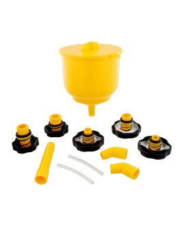 ABN Coolant Funnel Kit Radiator Spill Free Funnel Auto Coolant Flush Kit No Spill Funnel Radiator Funnel Fill Kit