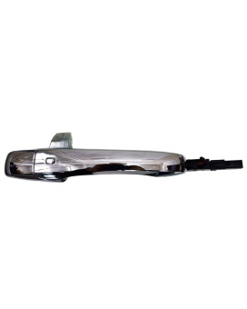 PT Auto Warehouse CH-3712M-FRK - Exterior Outer Outside Door Handle, Chrome - Front Right Passenger Side