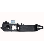 PT Auto Warehouse FO-3344S-2FR - Exterior Outer Outside Door Handle Base only, Black - Front Right Passenger Side