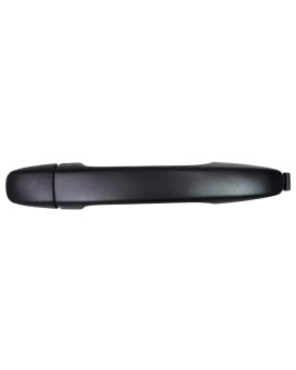 PT Auto Warehouse TO-3185A-FRK - Exterior Outer Outside Door Handle, Textured Black - Front Right Passenger Side