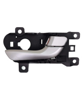 PT Auto Warehouse HY-2602R-FR - Interior Inner Inside Door Handle, Silver Lever/knob - Front Right Passenger Side