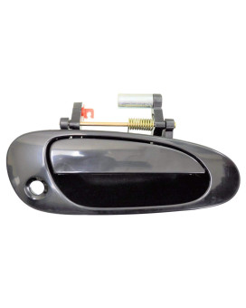 PT Auto Warehouse HO-3600P-FR - Exterior Outer Outside Door Handle, Primed Black - for Hatchback ONLY, Front Right Passenger Side