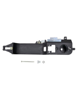 PT Auto Warehouse FO-3346S-2FL - Exterior Outer Outside Door Handle Bracket Only, Black - Front Left Driver Side