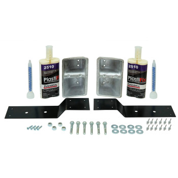 Kenworth W900 Hood Repair Kit (Square)