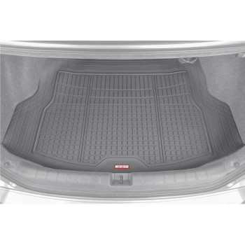 Motor Trend Premium FlexTough All-Protection Cargo Liner Trunk Mat - w/Traction Grips & Fresh Design, Heavy Duty Trimmable Trunk Liner for Car Truck SUV, Gray, Size: 54 L x 37 W