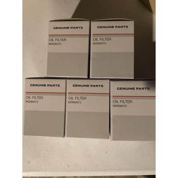 Quantity Of 5 - Genuine Mitsubishi Oil Filter MZ690072 Galant 3.8L V6 2004-2012, Galant 2.4L 1999-2003, Eclipse 2.4L 2000-2005, Eclipse 3.8L V6 2006-2012 - Many More Vehicles