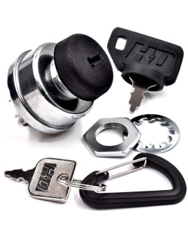 HD Switch Starter Ignition Key Switch fits Ferris IS500Z IS600Z IS700Z IS1500Z IS1500ZX IS2000Z IS3100Z Snapper Pro S & SW Series Ultimate Dual Dust Protection - w/Umbrella Key - 2 Keys