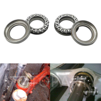 Motoparty Steering Stem Bearings Kit For Honda C70 CT70 CT90 CT110 XL70 SL70 CL70 XR50 XR70 CRF50 CRF70 CRF70F CRF80F CRF100F Z50R Z50A ATC70 ATC90 ATC110 ATC125 ATC185 ATC200E Bearing Stem Set