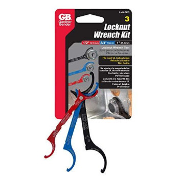 Gardner Bender LNW-3PC LNW locknut wrench, Assorted