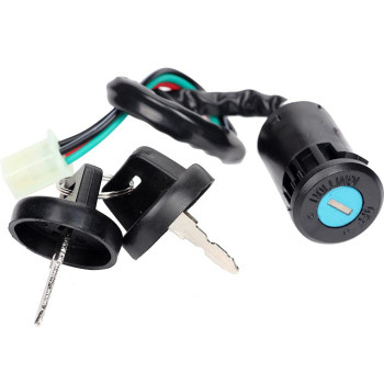 Ignition Key Switch with Cap for 50cc 70cc 90cc 110cc 125cc 150cc 200cc 250cc TaoTao SUNL ATV Dirt Bike Electric Scooter