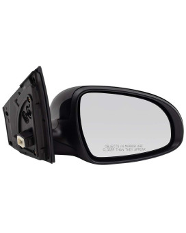 Brock Replacement Side View Power Mirror Compatible with 2017-2019 Sportage Passengers Heated Right Manual Folding 87620D9110 87620 D9110