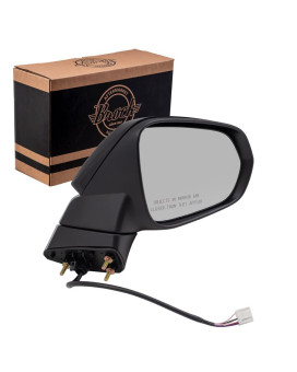 Brock Replacement Passenger Power Heated Signal Side View Mirror Compatible with 2015-2017 NX200t NX300h 8791078010C0 87910-78010-C0