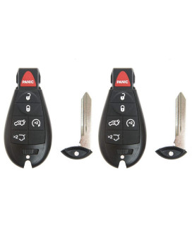 New Replacement remote For Jeep 2008-2010 Commander Fobik 6 BUTTON FCC ID: IYZ-C01C M3N5WY783X,by AUTOKEYMAX (PAIR)