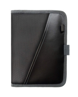 Glove Box Compartment Organizer - Car Document Holder - Owner Manual Case Pouch - Vehicle Storage Wallet for Registration & Insurance Card - Premium Auto Paperwork Holder - Log Book included - Gray