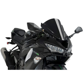 Puig 3177N Racing Screen Kawasaki ZX-6R 18-21 C/Black