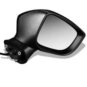 DNA Motoring OEM-MR-MA1321180 Factory Style Powered+Heated+Turn Signal Right Side Door Mirror Compatible with 14-15 Mazda 3