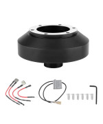 Acouto 6-Hole Bolt Ball Steering Wheel Quick Release Hub Adapter Boss Kit Fit for Nissan 350Z 370Z Amada Versa Cube for Infiniti G35 G37