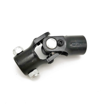 Ensun 3/4 DD x 3/4 Round Black Single Steering Shaft Universal U Joint, Maximum Working Angle: 35 Degree, Total Length: 96mm (3-3/4)