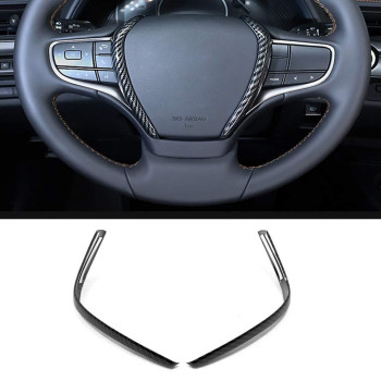 YUZHONGTIAN 2018-2020 2021 for Lexus UX (ZA10) UX 200, UX 250h Car Accessories Steering Wheel Side Strip Decor Trim 2PCS ABS (Carbon Style)