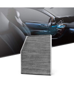 KAFEEK Cabin Air Filter Fits XC11577, BK21-18D543-AA, Replacement for 2015-2019 Ford Transit 150/250/350/350HD, includes Activated Carbon