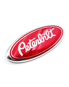 1PC 9inch Peterbilt Word Fit for Car Pick-up Truck Front Grille Grill Hood Custom Emblem Badge 4L34-15402A-CA