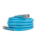 camco EvoFlex 25-Foot Super Flexible Drinking Water Hose 58-inch ID Designed for Recreational Use Blue (22594)