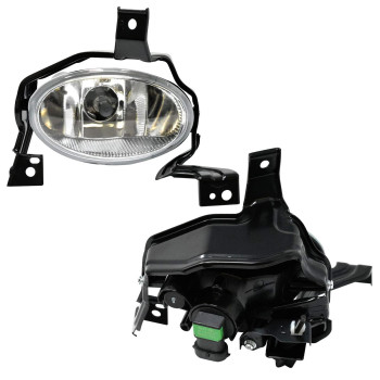 RP Remarkable Power, Fit for 2010-2011 CR-V Clear Fog Light Bumper Lamps with wiring harness and switch kit FL7171