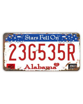 Retro Vintage U.S. State Auto Number Tags Replica, New Jersey, Embossed Metal License Plates, 12x6