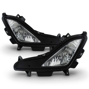 ACANII - For 2014-2016 Hyundai Elantra Bumper Fog Lights Lamps w/Switch Assembly Replacement Driver & Passenger Side