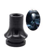 Pursuestar Black Aluminum Shift Knob Adapter Boot Retainer Holder for 5 6 Speed Manual Gear Shifter Lever 12X1.25