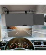 SAILEAD Polarized Car Sun Visor Extender - Universal Visor w/ Polycarbonate Lens - Anti-Glare, Protects from Sun Glare, Snow Blindness & UV Rays