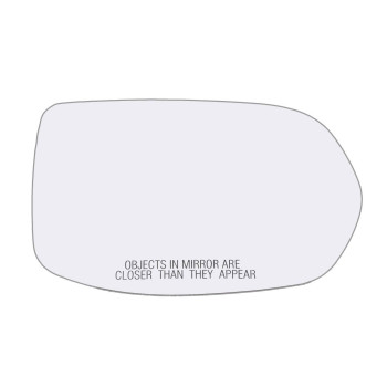 Passenger Right Side Mirror Glass Assembly With Plastic Back Plate Heated Compatible with Honda 2012-2016 CRV, 2016-2020 HRV