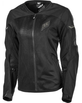 Fly Racing Street Women's Flux Air Jacket (Black, XX-Large)